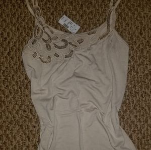 NWT Studio Y embellished camisole